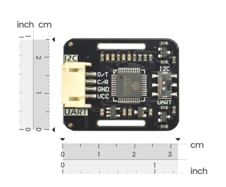 DFROBOT Gravity: MAX30102 PPG Heart Rate and Oximeter Sensor (I2C/UART)