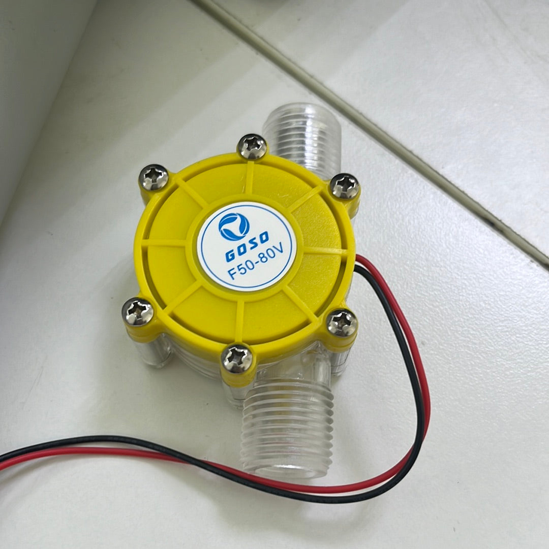 3C1 80V/10W DC Water Flow Pump Generator Turbine Generator Water Flow Hydraulic DIY - F50-80V