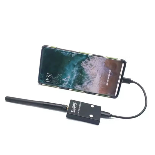 7C3 EWRF New Version Ready To Use 5.8G 48CH 720*480 FPV UVC Receiver Video Downlink OTG VR Android Phone for FPV AV Monitor