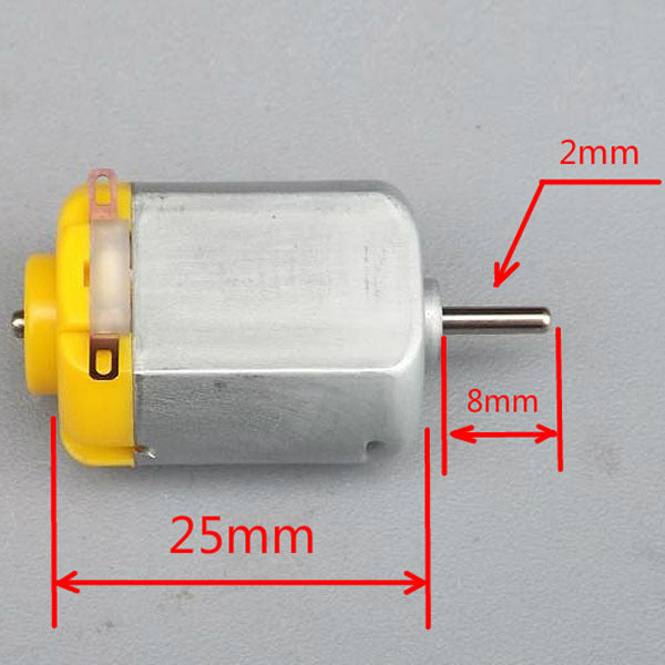 1D15  130 Micro DC Motor 3V-6V 8000RPM