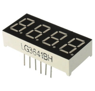 D5F 0.36inch 4 Digit 7 Segments Display Common CATHODE  RED LED Digital Display