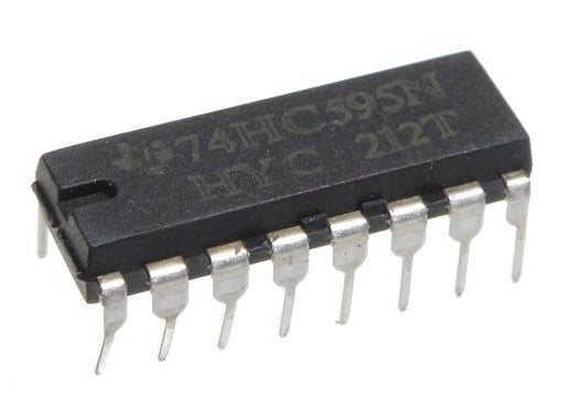 D5F SN74HC595N 74HC595 Serial-In Parallel-Out Shift Register - 8-Bit