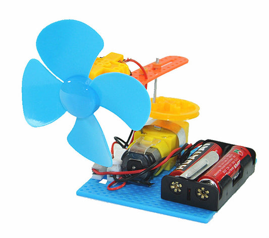 D77  STEM Education Kits #37 Mini Electric Moving head Fan