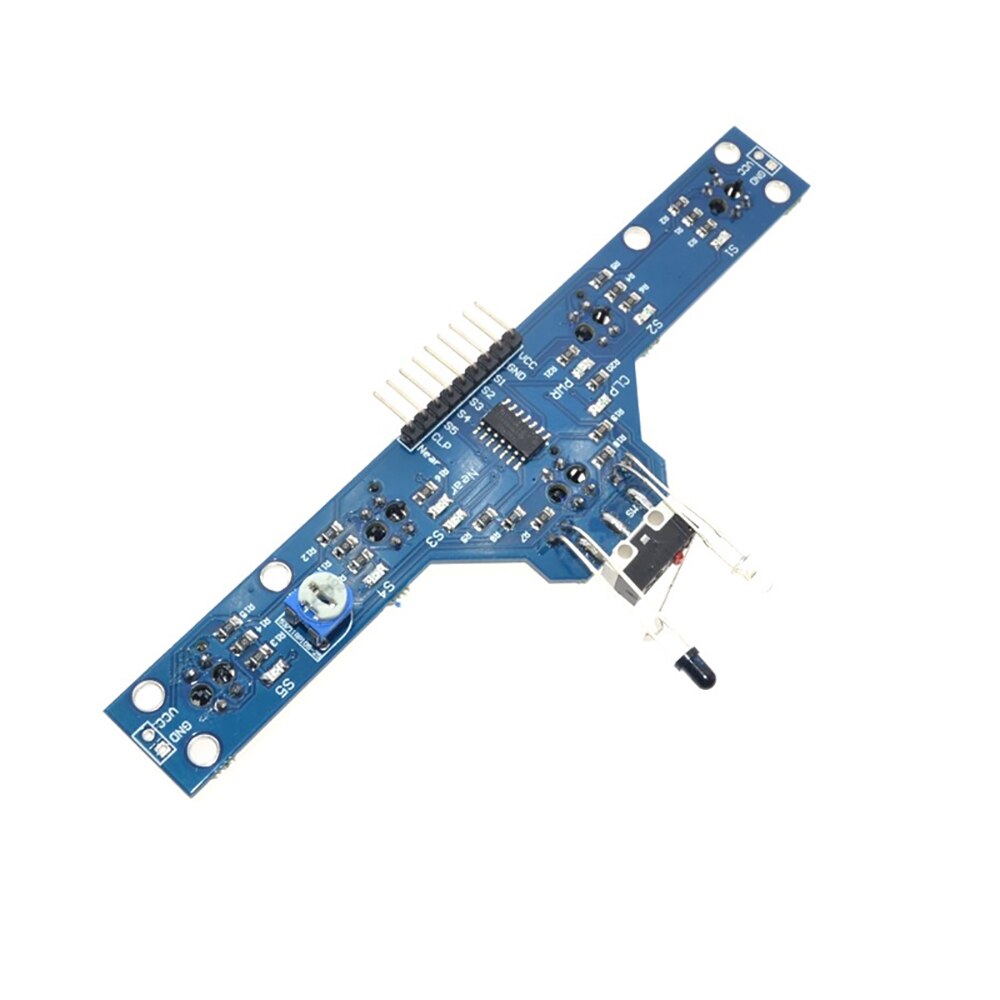 1D25 Five road tracing module tracing sensor 5 functions to send routines TCRT5000 Five Channel tracking module
