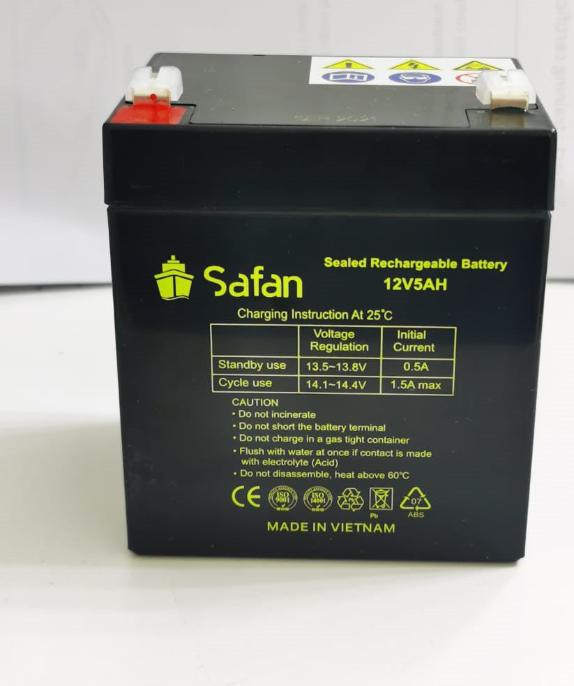 11C 12V 5AH Rechargeable battery