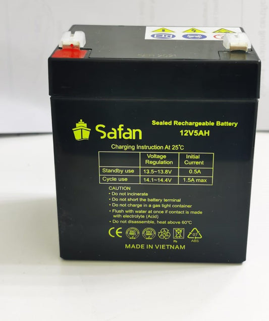 11C   12V 5AH Rechargeable battery