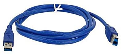 8C3 1.5m USB 3.0 Type A Male to Type B Male (AM/BM) Data Extension Cable for Printer PC (Blue)