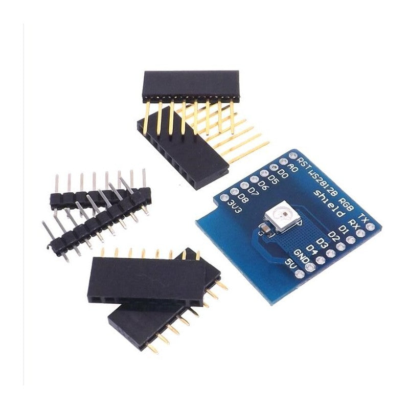 2C15C0003 WS2812B RGB SHIELD for WeMos D1 mini