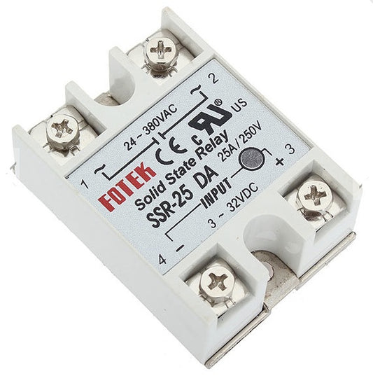 4E1  SSR-25DA SSR Solid-state Solid State Relay 25A Output AC24-380V