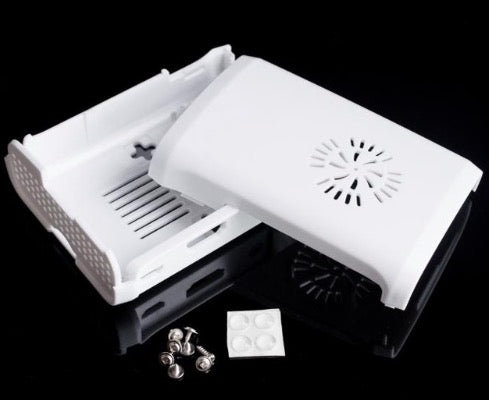 1E20002 ABS case for Raspberry Pi white compatible for Fan