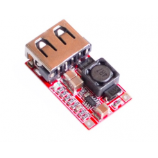 1B25   DC-DC Buck Module 6-24V 12V/24V to 5V 3A USB Step Down Power Supply