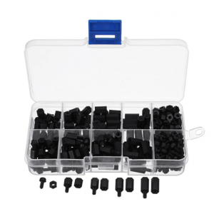Black M3 Nylon Standoff Assortment Kit 300pcs