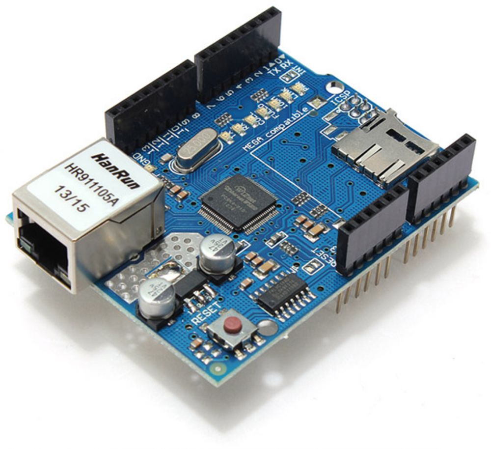 2B800  Smart Ethernet Shield W5100 Network Expansion Board For Arduino UNO R3 Mega 2560