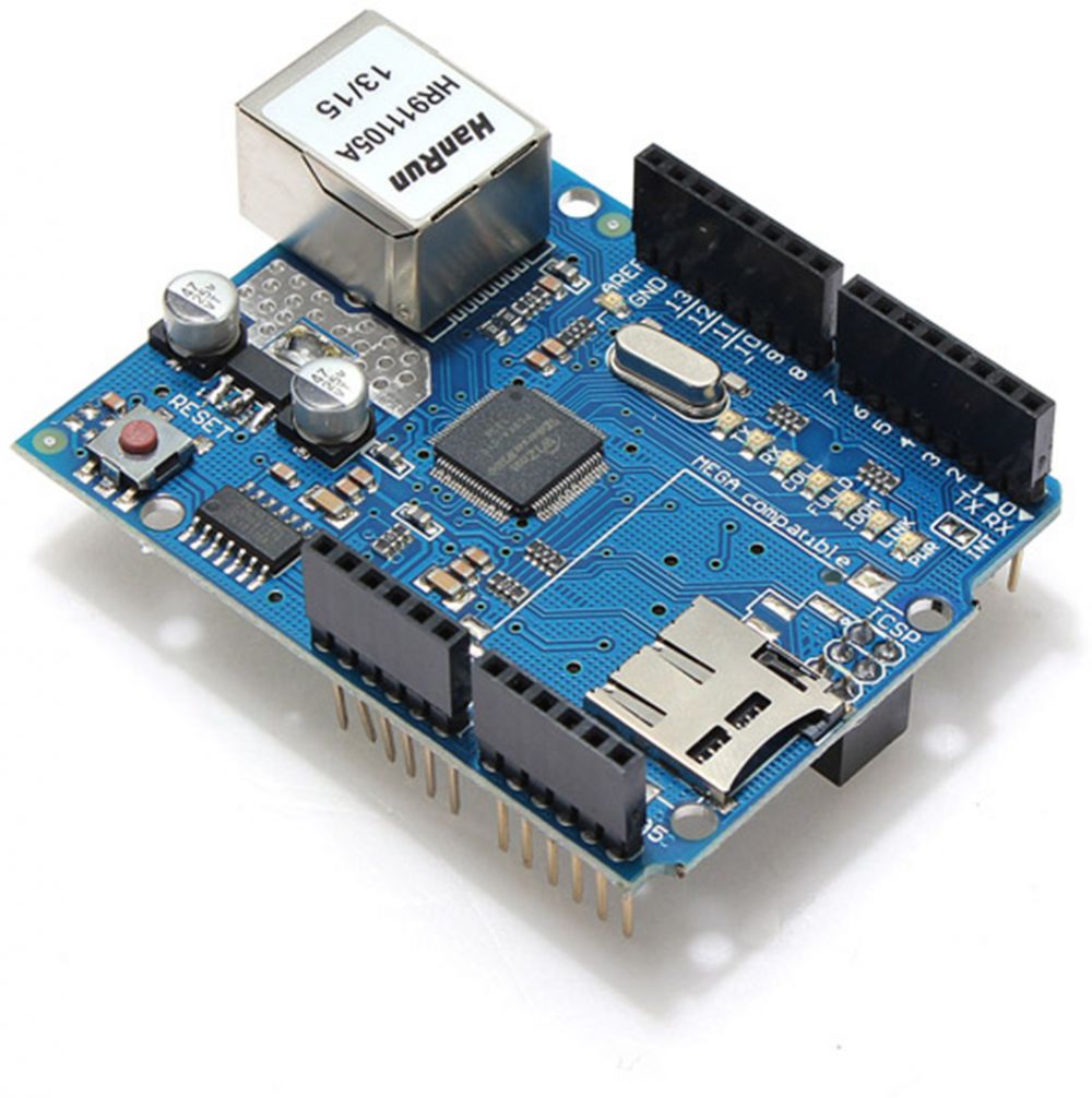 2B800  Smart Ethernet Shield W5100 Network Expansion Board For Arduino UNO R3 Mega 2560