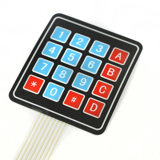 1B14 Keypad Matrix 4 x 4 Array 16 Key Membrane Switch Keyboard