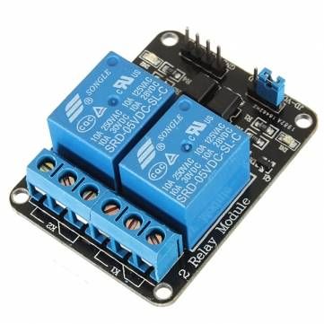 1C10  5V Two 2 Channel Relay Module With optocoupler