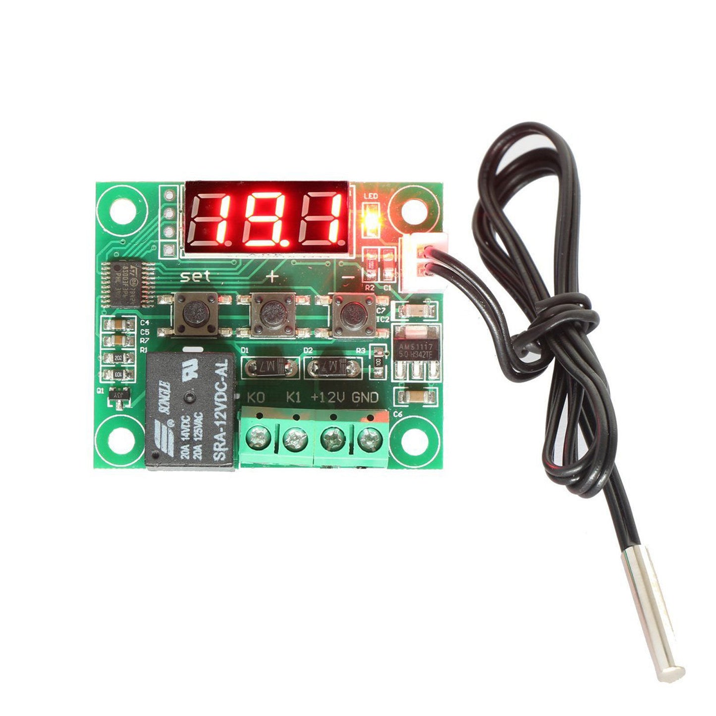 2E8   W1209 Digital thermostat Temperature Control Switch DC 12V Sensor Module