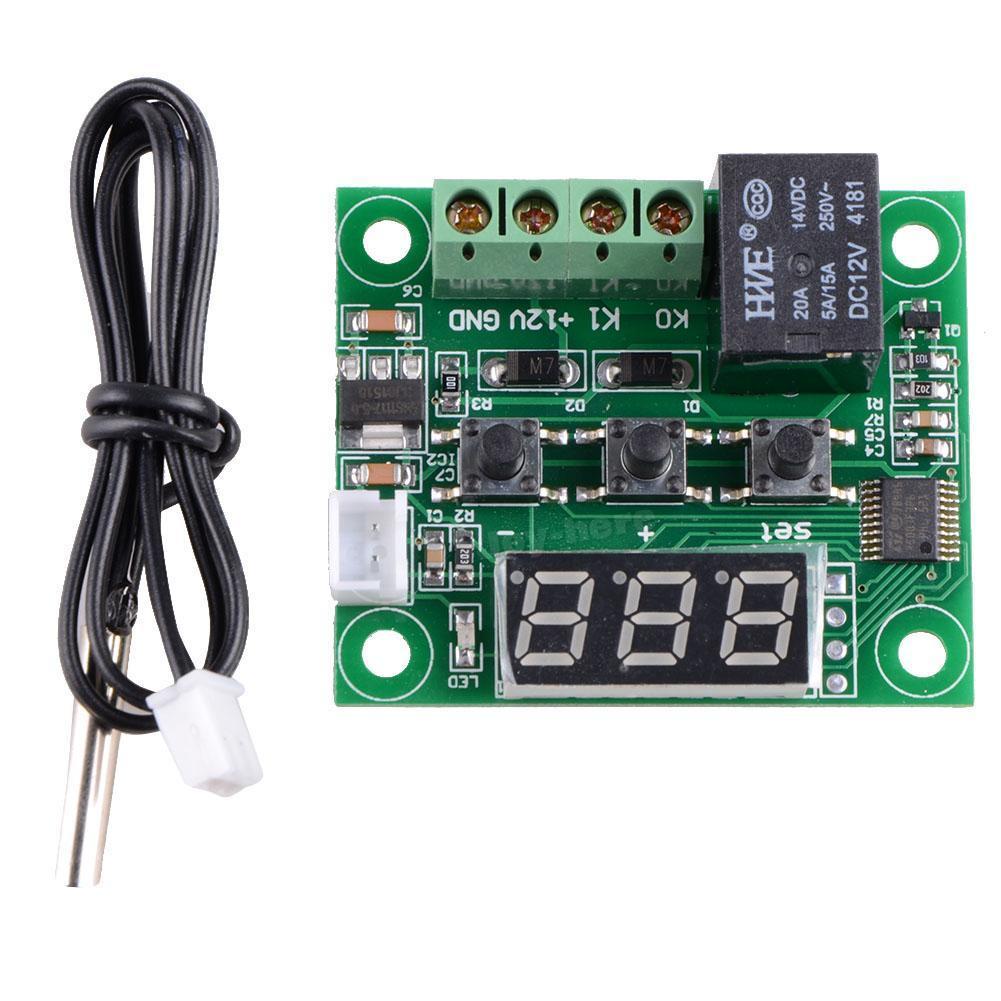 2E8   W1209 Digital thermostat Temperature Control Switch DC 12V Sensor Module