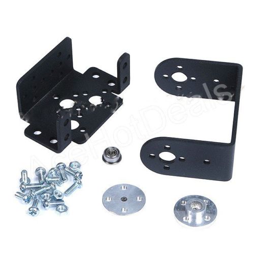 4A5  Black 2 DOF Pan and Tilt Servos Sensor Mount Kit for Robot MG995