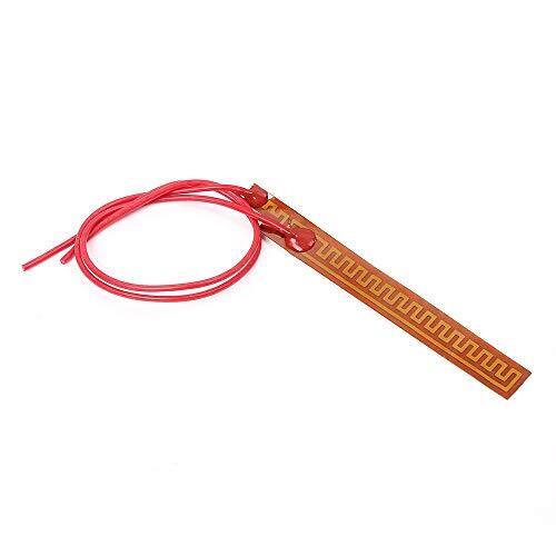 12V 12W Flexible Polyimide Heater Plate Adhesive PI Heating Film 10mmx93mm