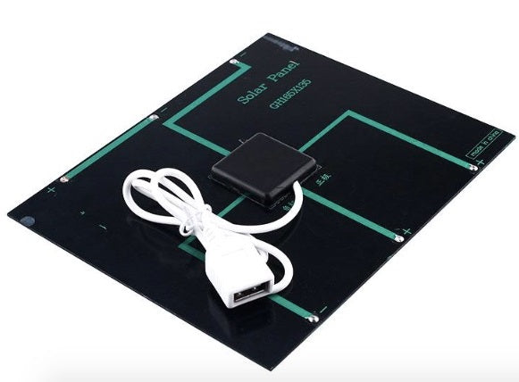 3C2   6v 3.5w 580-600MA Solar Panel two sockets Battery Charger high efficiency