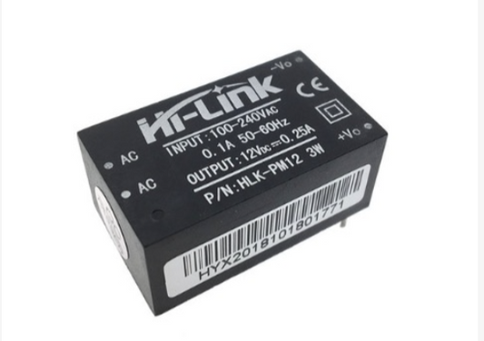 5B12  HLK-PM12 AC-DC 220V to 12V Step-Down Power Supply Module Intelligent Household Switch Power Supply Module