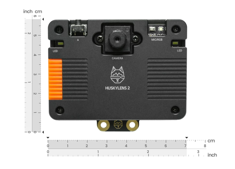 HUSKYLENS 2 - 6 TOPS LLM MCP AI Vision Sensor (20+ Models, Deploy Custom Models)