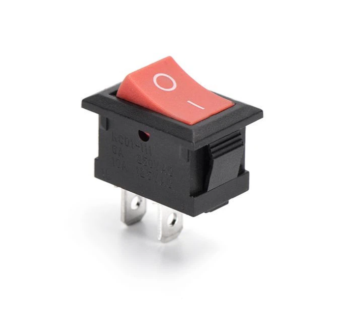 1D27 on/Off Rocker Switch Snap-in 2-Pin Plastic Button [1pc] – Blue PCB ...