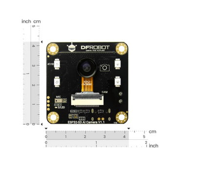 DFROBOT ESP32-S3 AI Camera Module (Edge Image Recognition, Night Vision, ChatGPT Voice Interaction)