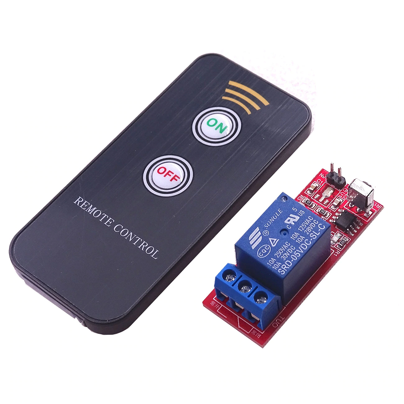 2c8 IR Wireless Control Receiver Board 1 Channel Relay Driving Module ...