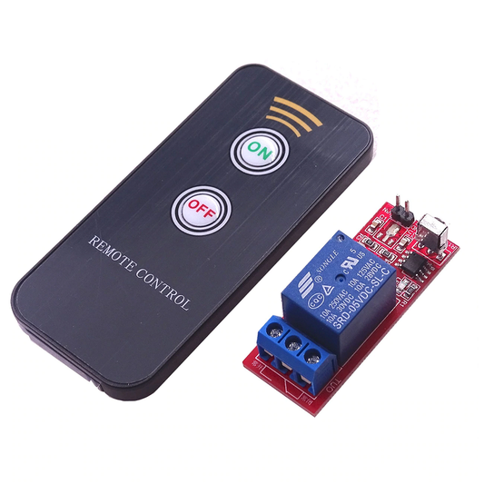 2c8 IR Wireless Control Receiver Board 1 Channel Relay Driving Module Remote Control 12V