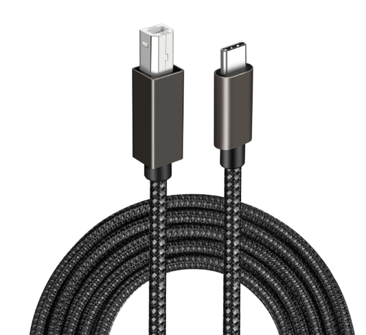 Type-c Printing Cable 1.5M Nylon Braided