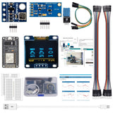ESP8266 Weather Station Kit for Humidity and Ambient Pressure Sensors KIT 8266 Kit Boxed ESP8266-12E DHT11 BMP180 BH1750FVI OLED