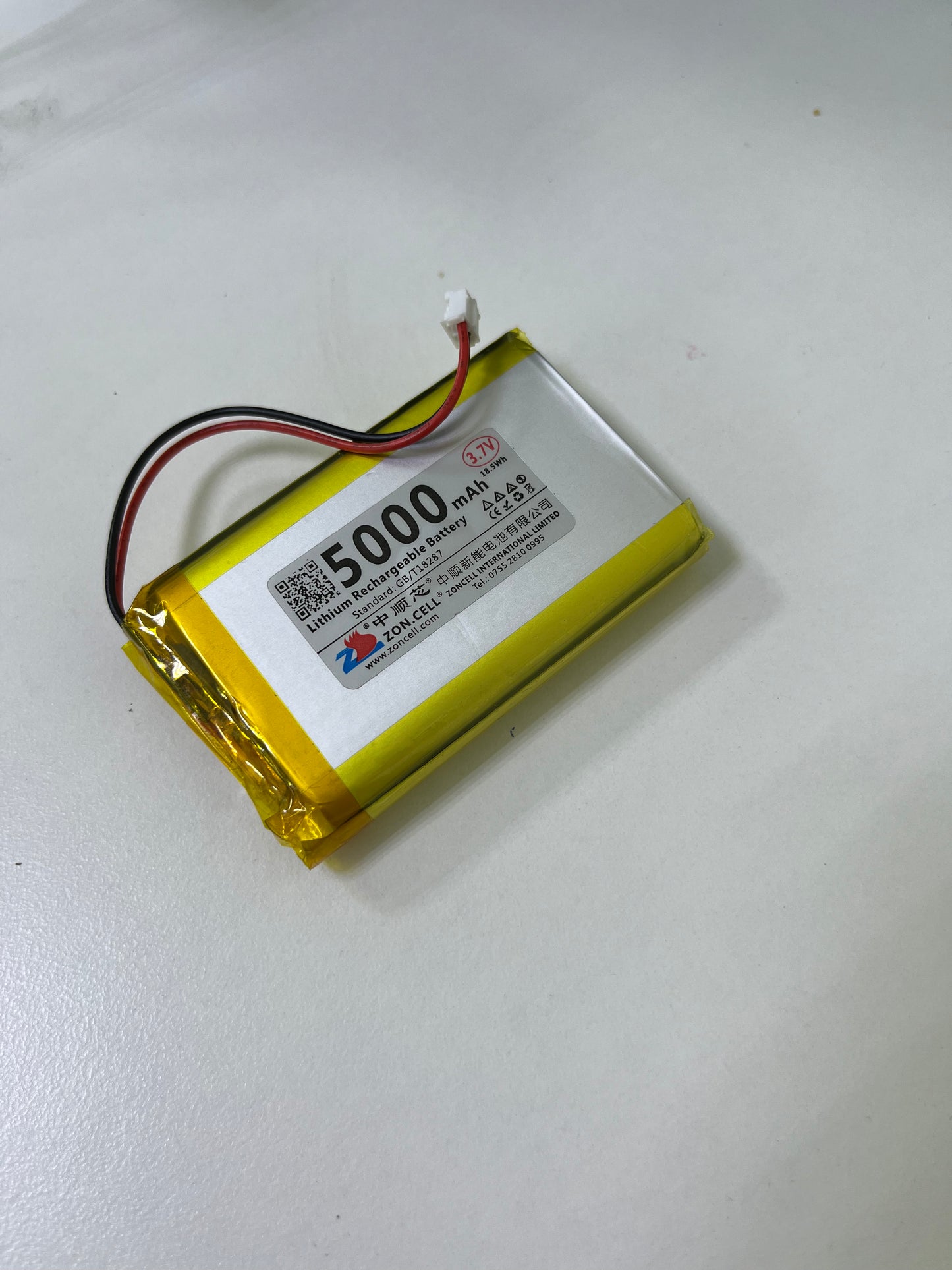 6B6  3.7V 5000mAh Lithium Ion Battery Battery  With PH2.0 Connector