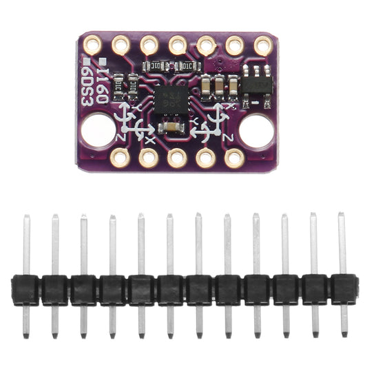 1D12   GY-BMI160 Module 6DOF 6 Axis Angular Velocity Gyroscope + Gravity Acceleration Sensor IICSPI