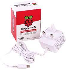 Raspberry Pi Official UK RP4 Power Supply - 5.1V 3A Type C