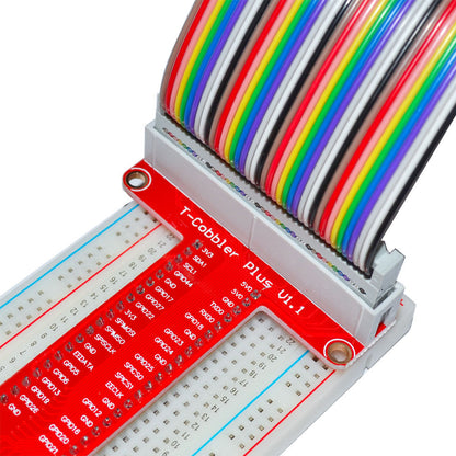 2D29  Raspberry Pi T Expansion Board DIY Kit 40P Rainbow Cable+GPIO Expansion Board
