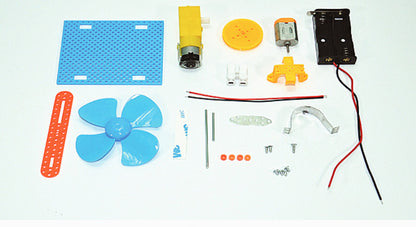 D77  STEM Education Kits #37 Mini Electric Moving head Fan