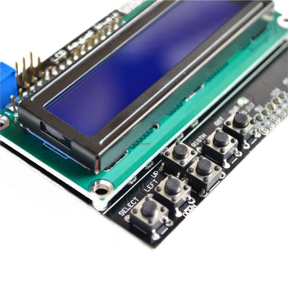 1B2  1602 LCD Board Keypad Shield For Arduino UNO MEGA