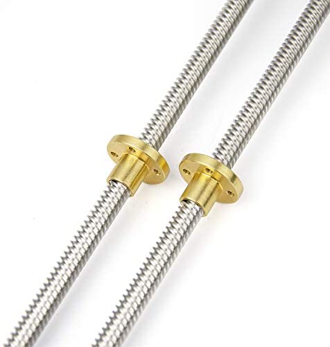 Trapezoidal Lead Screw with Brass Nut T8-30cm (1PCS)