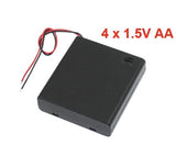 6E3   4XAA Battery Holder with cover and switch