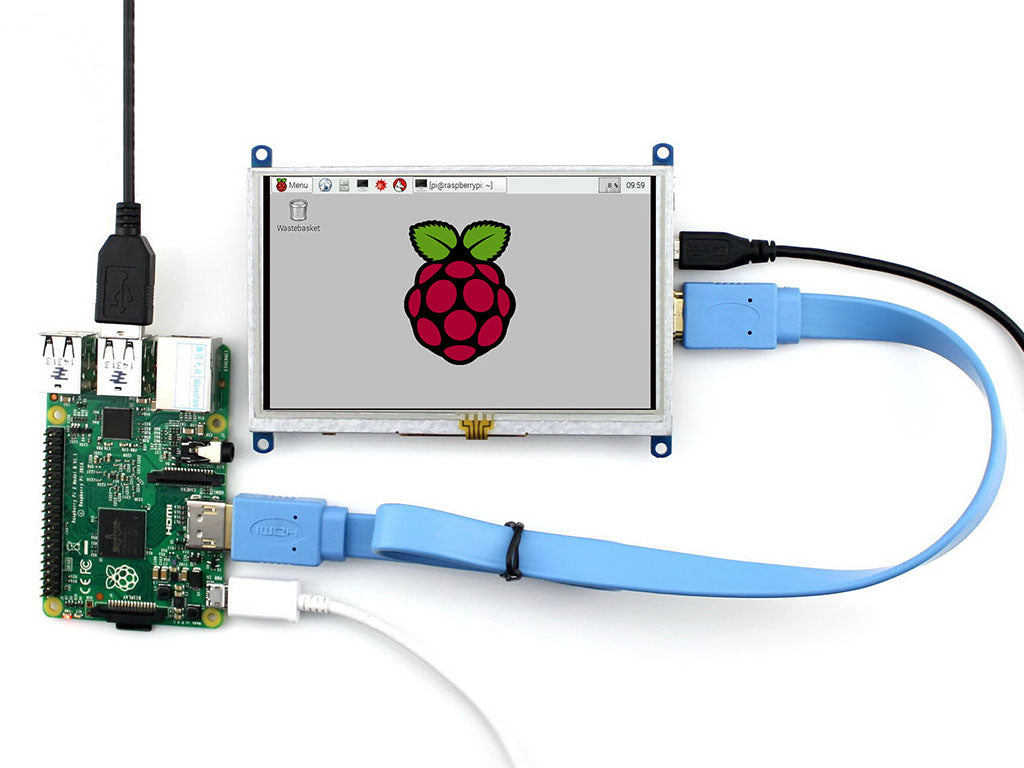 Raspberry Pi 5inch-HDMI-LCD Touch