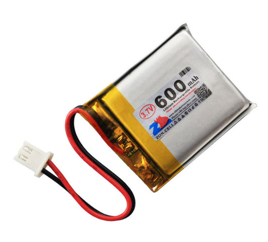 6B8  3.7V 600mAh  Lithium Ion Battery  with PH2.0 connector