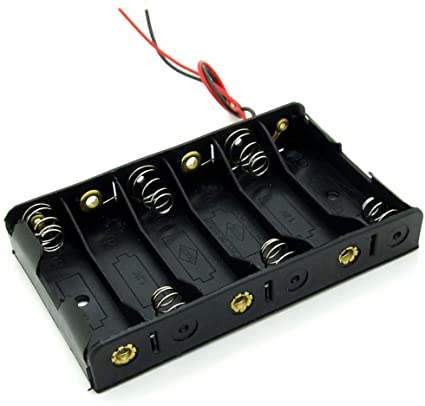 6E5    1.5v  AA Battery Holder  6xAA