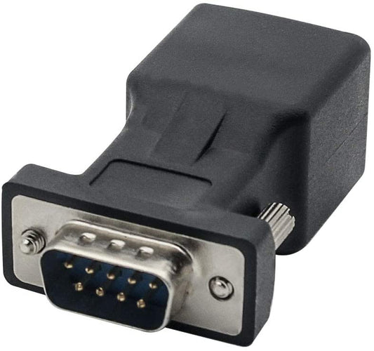 62000 VGA Male To RJ45/Ethernet Female Adapter Black