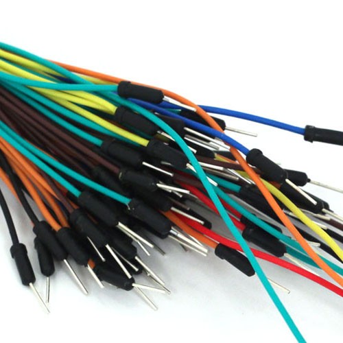 1A5  65Pcs Male to Male Jumper Cable Wires Solderless Flexible Breadboard