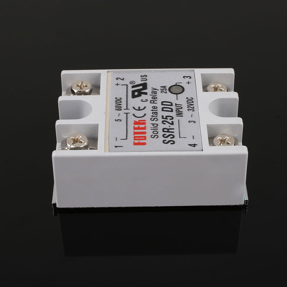 4E1  SSR-25DD Single Phase Solid State Module Relay 25A DC 5-60V