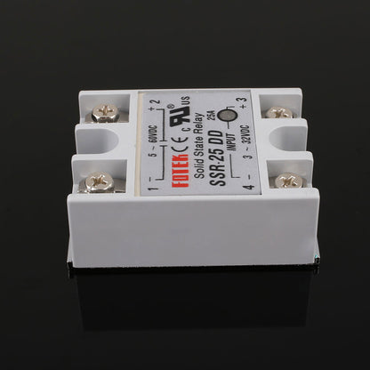 4E1  SSR-25DD Single Phase Solid State Module Relay 25A DC 5-60V