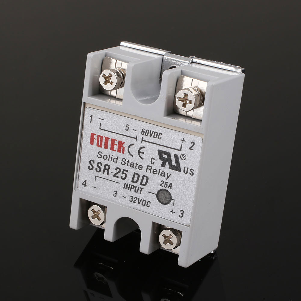 4E1  SSR-25DD Single Phase Solid State Module Relay 25A DC 5-60V