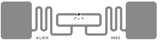 5pcs RFID Tag UHF 860-960 MHz Alien 9662 Adhesive Soft Sticker